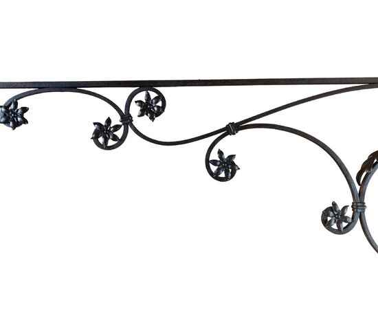 Beautiful wrought iron sign from the Liberty era