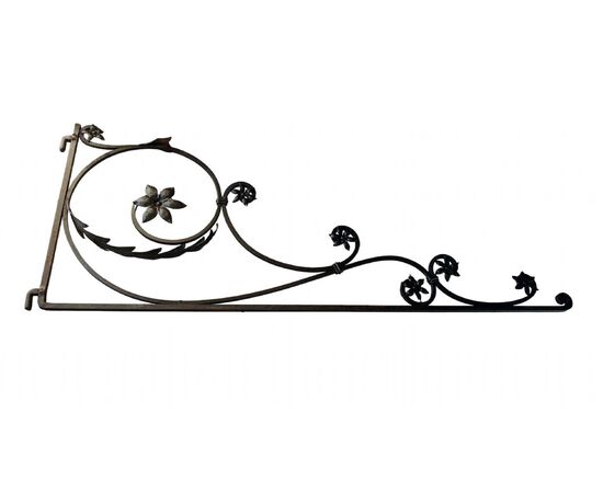 Beautiful wrought iron sign from the Liberty era