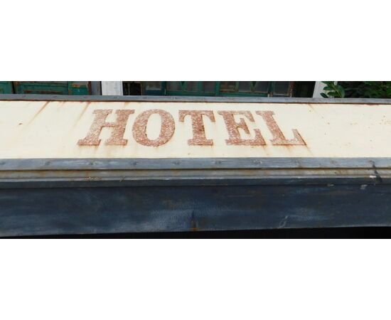 DARS645 - Tettoia per ingresso di hotel, epoca '800, misure cm L 200 x H 200 x P 150