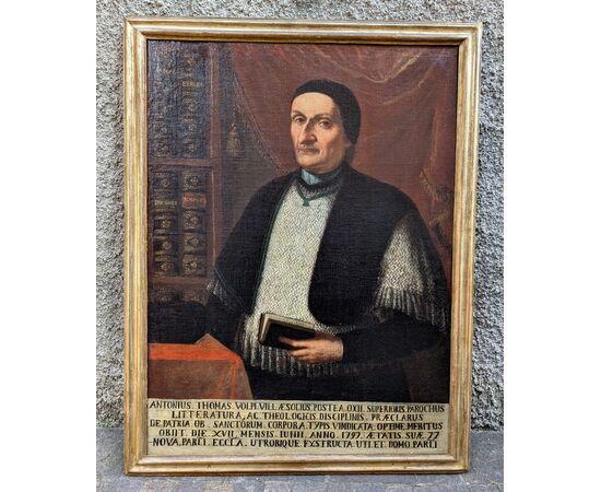 Portrait of prelate Antonio Tommaso Volpi, 1797.