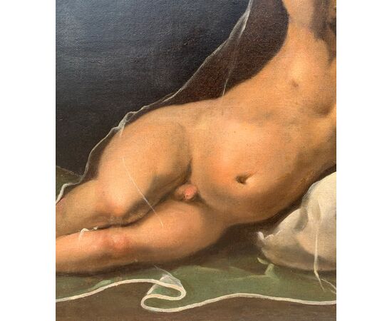 Isidoro Bianchi (Campione 1581 - Campione 1662) - Putto playing with a veil.