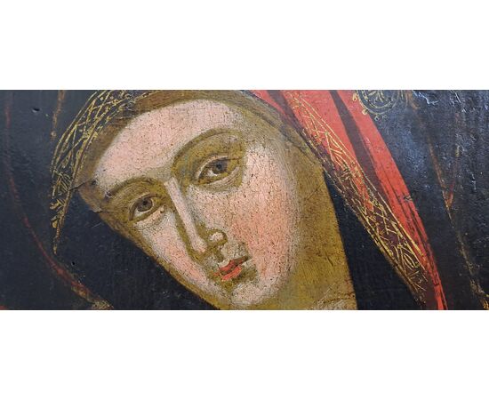 MADONNA AND CHILD - DALMATIAN/CRETAN SCHOOL - 16TH/17TH CENTURY