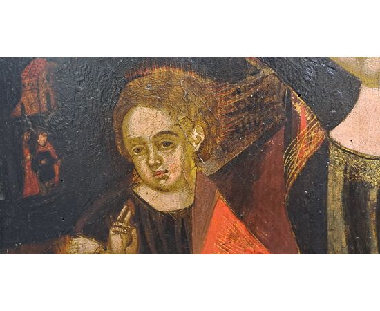 MADONNA AND CHILD - DALMATIAN/CRETAN SCHOOL - 16TH/17TH CENTURY