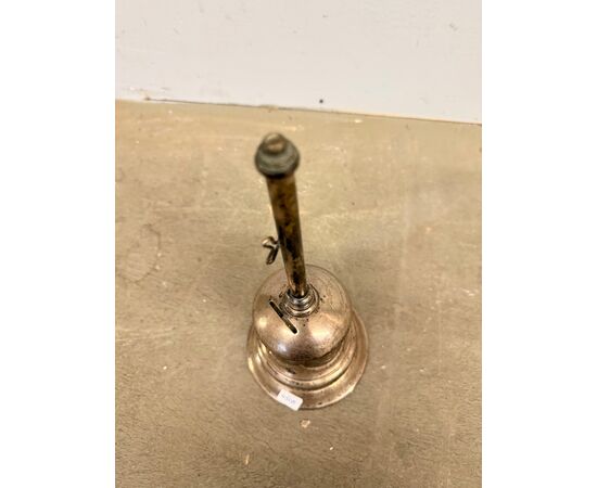 Vintage silver-plated metal bell, 20th century, 29x12cm