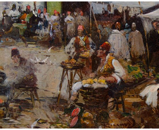 Riccardo Pellegrini (Milano, 1863 – Crescenzago, 1934), Mercato orientale