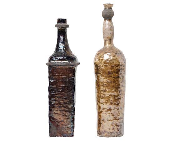 Bottiglie in ceramica Raku - O/6876 -