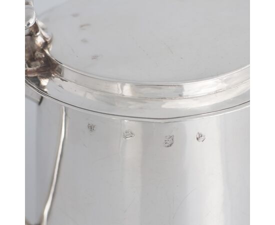 Charles II Sterling Silver Tankard, Silversmith AL, London, 1676