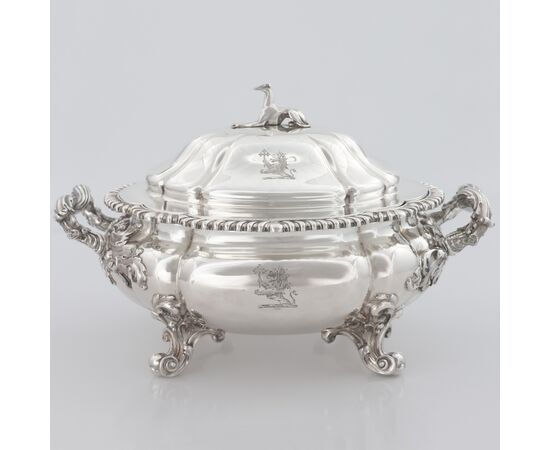 George III sterling silver tureen, Paul Storr, London, 1813