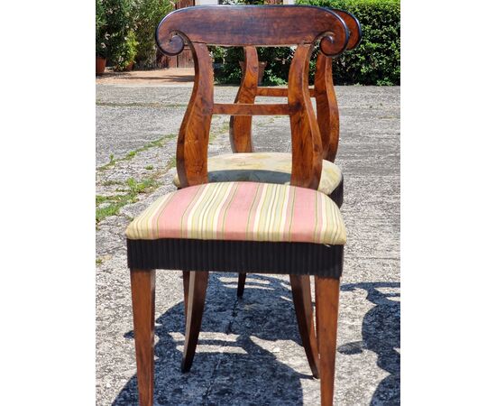 Set of four chairs and two armchairs Carlo X – Veneto, ca. 1830