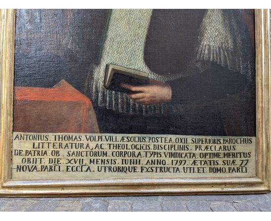 Portrait of prelate Antonio Tommaso Volpi, 1797.