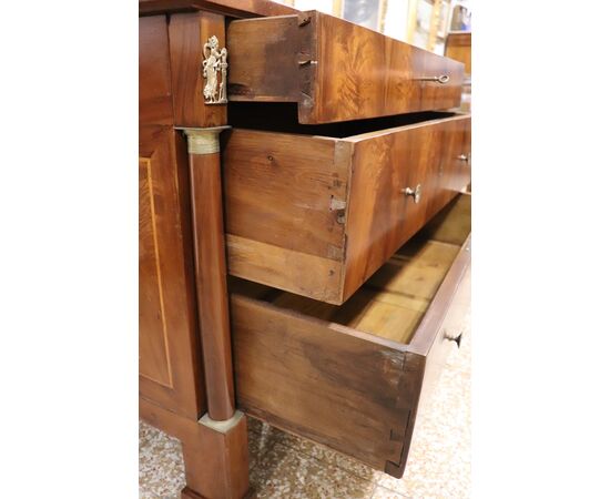 Antique Empire period chest of drawers, RESTORED