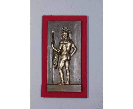 2 Bronze reliefs, depicting ARIANNA & HERMES