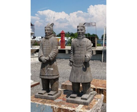 Statues “Chinese warriors”