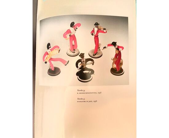 Blown glass figure, jazz musician, Seguso manufacture, Murano