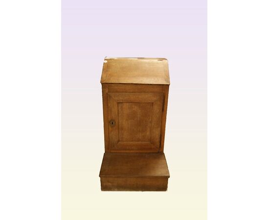 French Empire style cherry kneeling stool from the 1800s