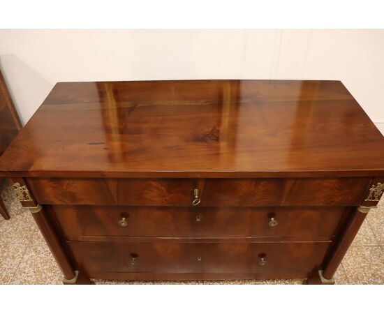 Antique Empire period chest of drawers, RESTORED