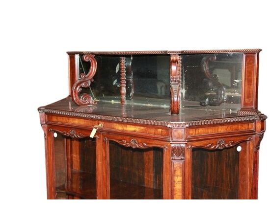 Mid-1800s Charles X style rosewood sideboard