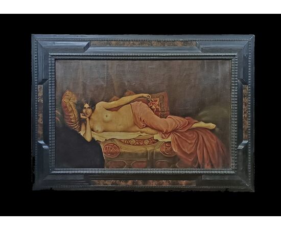 DIPINTO CON NUDO FEMMINILE LIBERTY FINE XIX SECOLO