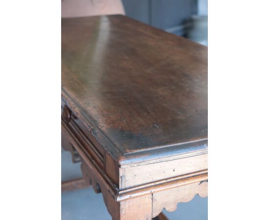 Spool-turned console table, Tuscany 17th century
