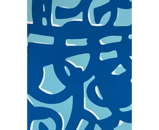 The search for color (Blue) - Carla Accardi (1924-2014)