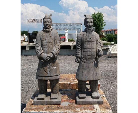 Statues “Chinese warriors”