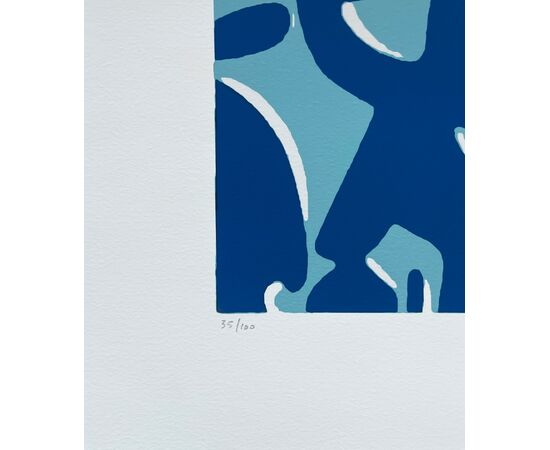 The search for color (Blue) - Carla Accardi (1924-2014)