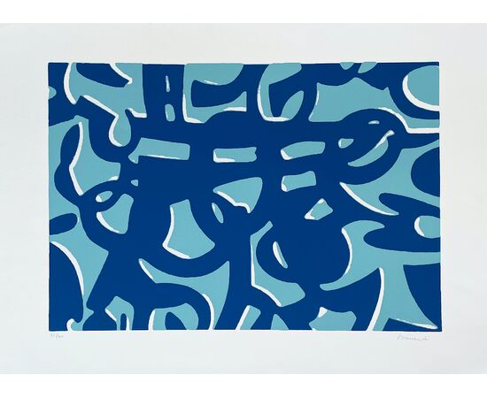 The search for color (Blue) - Carla Accardi (1924-2014)
