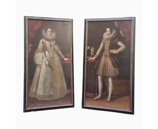 Portraits of Maria Maddalena of Austria and Cosimo II de' Medici
