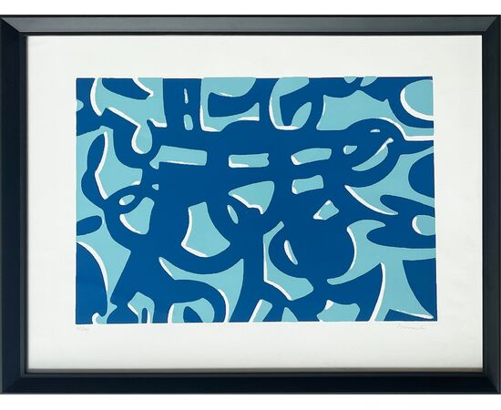 The search for color (Blue) - Carla Accardi (1924-2014)