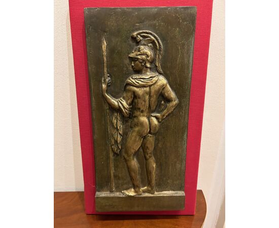 2 Bronze reliefs, depicting ARIANNA & HERMES