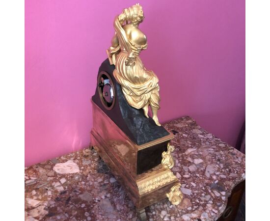 Gilt Bronze Parisian Clock, France 1830