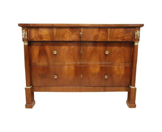 Antique Empire period chest of drawers, RESTORED