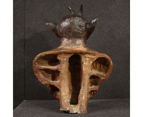 Terracotta sculpture from the 19th century, the God Pan