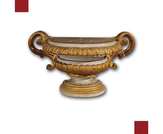 NEOCLASSICAL VASE-SHAPED PALM HOLDER LATE 18TH CENTURY