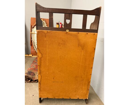 Antico Etagere libreria pensile vintage rovere, '800 Makers Bristol, 111x60x21