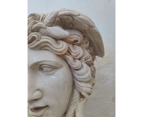 Strepitosa Medusa H 80 cm in marmo - Venezia