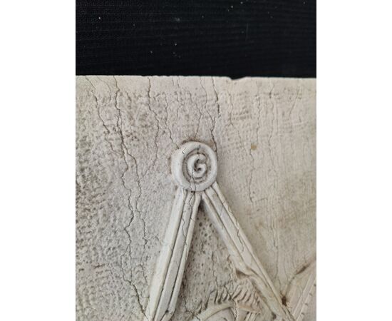 Elegante stemma massonico - 41 x 41 cm - Venezia