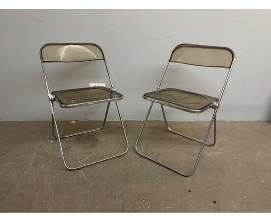 Pair of "Plia" chairs for Anonima Castelli 1967 – Giancarlo Pieretti.