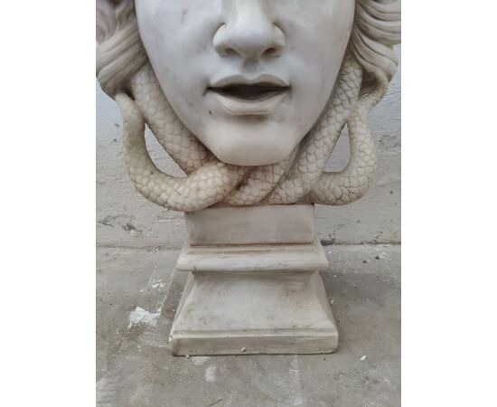 Strepitosa Medusa H 80 cm in marmo - Venezia