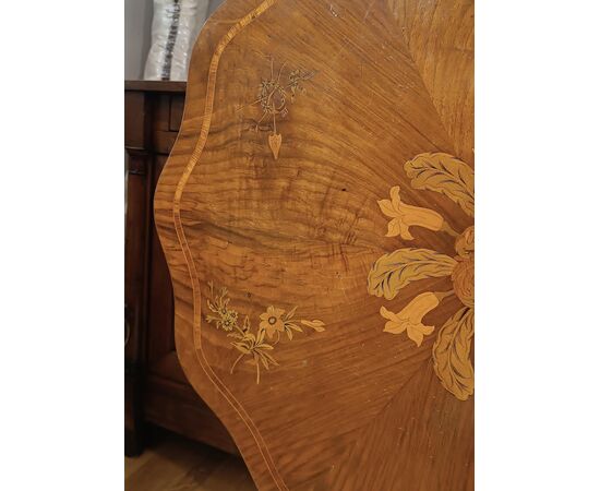 CARLO X INLAID SAIL TABLE, EARLY 19TH CENTURY