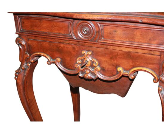 Louis Philippe style mahogany work table