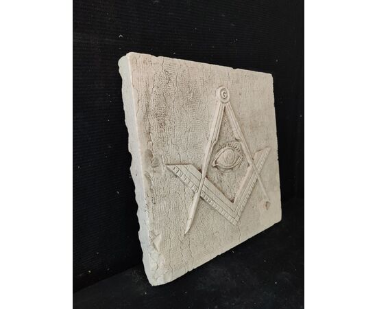 Elegante stemma massonico - 41 x 41 cm - Venezia