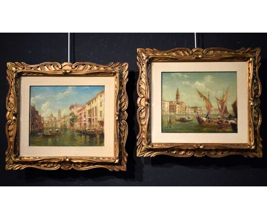 Pair of Venetian Views