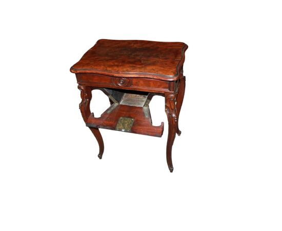 Louis Philippe style mahogany work table