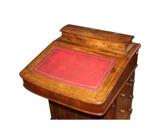 Victorian-style English Davenport travel desk from the second half of the 1800s