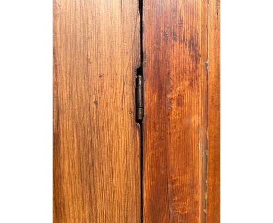 Antique large pantry/larder, 19th century, fir, rustic natural finish. Dimensions: 200 x 50 cm, height 195 cm
