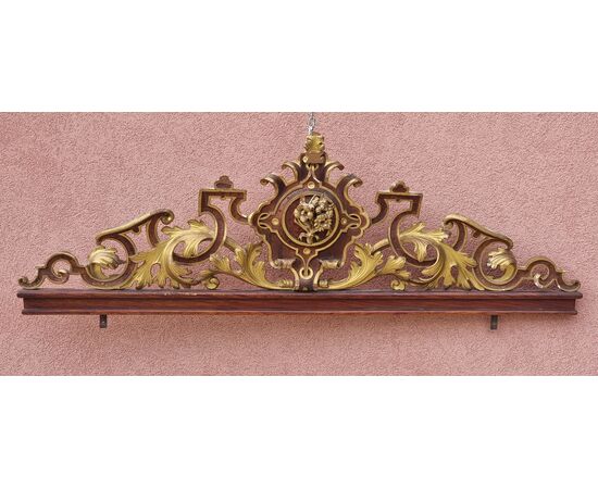 Fregio intagliato e dorato, Italia settentrionale, periodo Carlo X, ca. 1820–1830