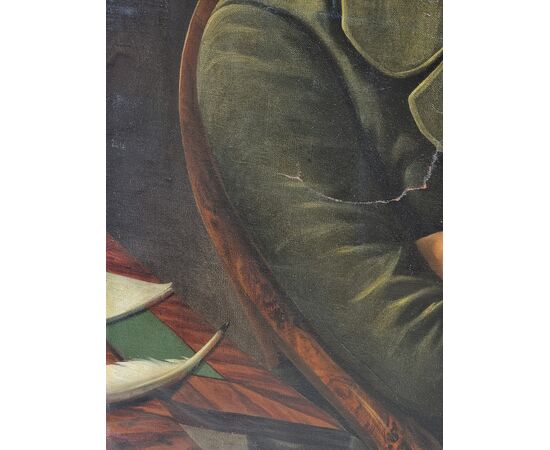 Portrait of a gentleman – Late 19th century, strong expressiveness, to be restored