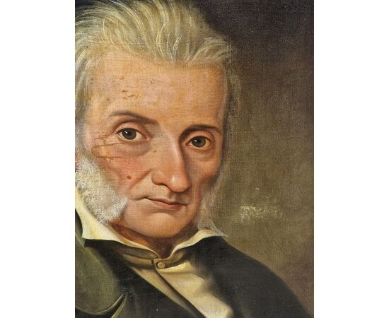 Portrait of a gentleman – Late 19th century, strong expressiveness, to be restored