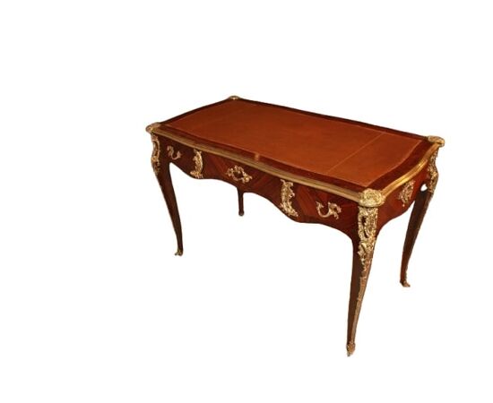 Beautiful Louis XV style diplomatic desk from 19th century France